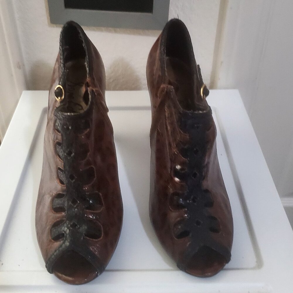 Sam Edelman Animal Print Bootie Heel